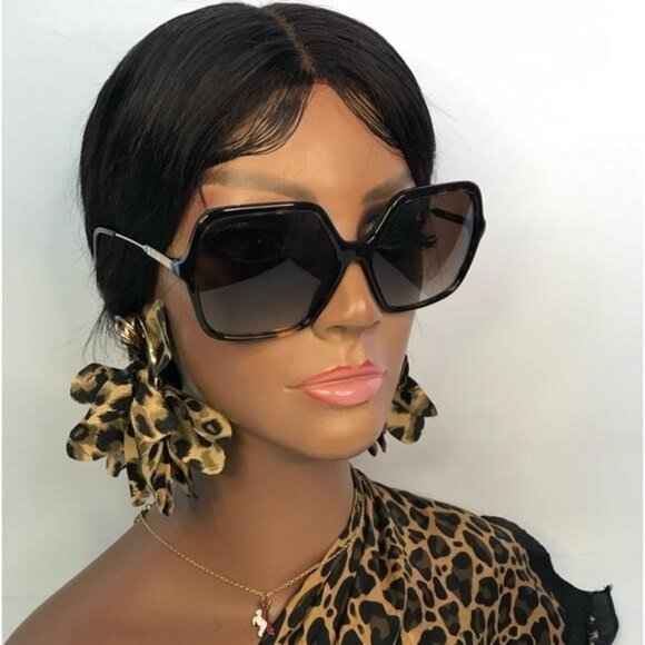 💯 - New Authentic Burberry Brown Gradient Square Ladies Sunglasses BE4324 - Picture 1 of 14
